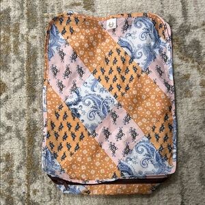 Free People Patchwork Zippered Travel Bag or Packing Cube